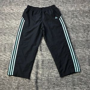 Adidas Womens Small Blue & Teal Athletic Pants